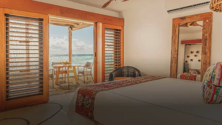 Rooms with ocean or garden view