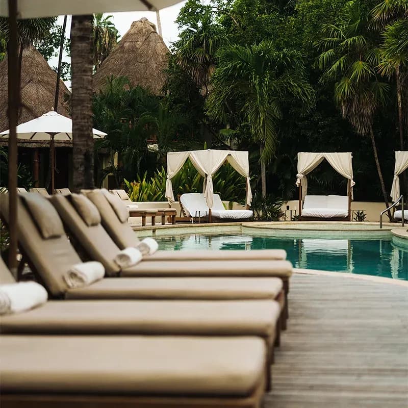 Reading and Calm at Your Hotel in Playa del Carmen